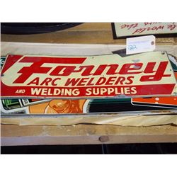 Forney Arc Welders Tin Sign