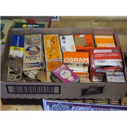 Box Lot of Assorted NOS Auto Bulbs