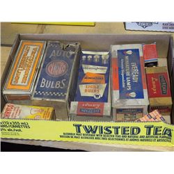 Box Lot of Assorted NOS Auto Bulbs Including Mazda Bulbs