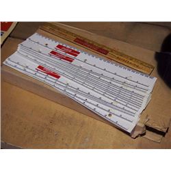 Case Lot of Coca Cola Metric Rulers, 1980's