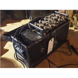 Thomas Edison Nickle Iron Alkaline Storage Battery in Locking Case