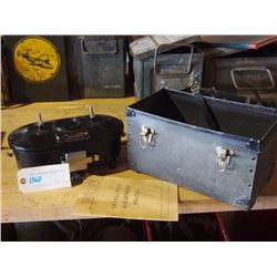 US Army Air Force Developer Film w/ Manual & Case