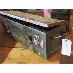 Large Army Ammo Box, 1943 Date on Box