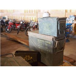 Large Army Ammo Box, Dated 70, w/ Small Boxes (2,One has Date 1993)