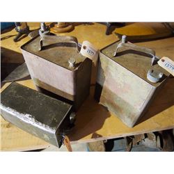 Army Gas Cans (3), (2 have 1944 Date)