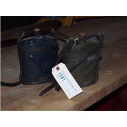 Porcelain Canteens, Pair