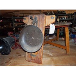 JS Large Bell 12" on Folk Art Mount