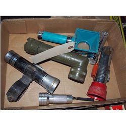 Vintage Flashlights, Lot of 6