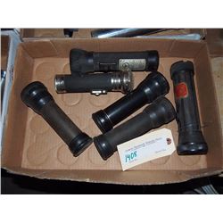 Vintage Flashlights, Lot of 6