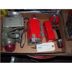 Vintage Battery Lamps, Lot of 4