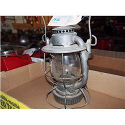 Diete Railway Lantern, N.W.C.S and Diete Embossed on Globe