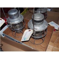 CPR Railway Lanterns, Pair