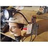 Image 1 : Fibre Glass Miners Helmet With Battery Head Lamp
