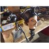Image 1 : Fibre Glass Miners Helmet With Battery Head Lamp