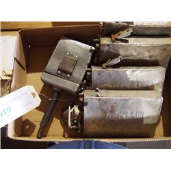 Box Lot of Battery Packs for Miners Lights (5)