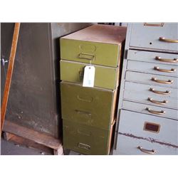 4 Metal Front Stacking Storage Units