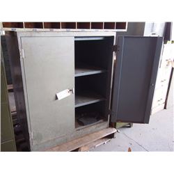 2 Door Metal Cabinet 42" Tall