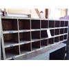 Image 1 : Wooden Cubby Hole Compartments, 46"x17"