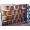 Image 1 : 22 Compartment Wooden Organizer, 52"x76"x12"