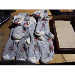 Men's Large Wool Socks (6 Pair) NOS