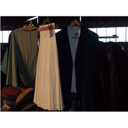 Ladies Vintage Pleated Skirt, Jacket & Blazer