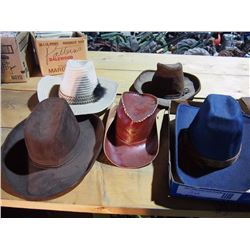 Men's Cowboy Hats (5) Medium & Large, Hardly Used