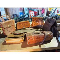Vintage Ladies Leather Purses (6)