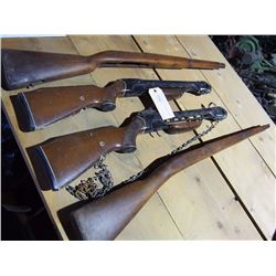 Wood Rifle Stocks (2) / Crossbow Stocks (2)