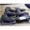 Image 1 : Men's Size 12 Vintage Leather Skates (3 Pair)