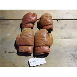 Leather 10oz Sparring Gloves (2 Pair)