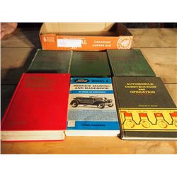 Automobile Construction Books 1950's (4) / Motorcycle Book / Ford Model A Manual