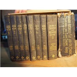 Audels Mechanics 1920's (Set of 8) & Large Steam Gas Oil Engine Book