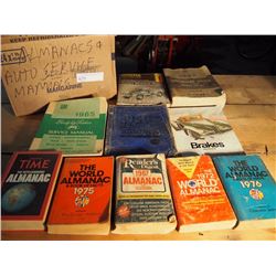 Almanacs (5) & Shop Manuals (5)