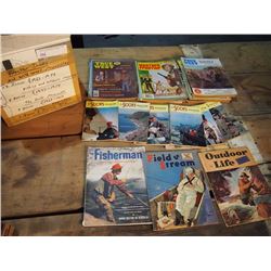 Magazines (26) Fishing, Wild West, Scouts, Mostly 60's-70's
