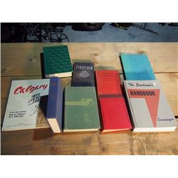 Assorted Hardcovers (9) AA/First Aid