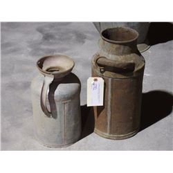 Milk Cans, Pair