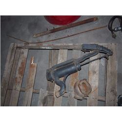 Partial Well Pump and Cast Water Bowl