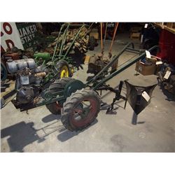 Garden Plow with 2 Different Plow Attachments