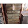 Image 3 : 19 Drawer Metal Shop Cabinet W/ Removable Trays, 82" Tall