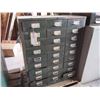 Image 1 : 27 Drawer Metal Shop Cabinet, 38" Tall