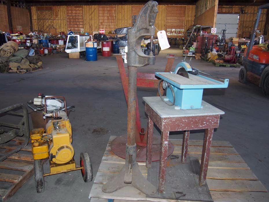 Vintage Floor Stand Foot Pedal Riveter