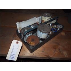 Assorted Cans Flux, Wire, Solder Etc.