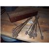 Image 1 : Charlais Horn Branding Iron Set, Numbers (7) & Letters (6)