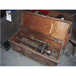 Motor Rebuilding Tools in Wood Case