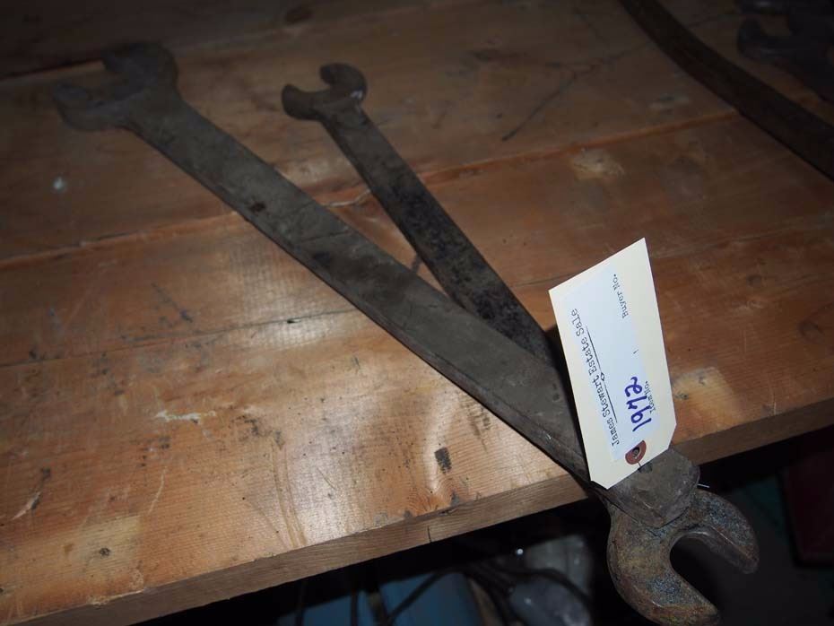 Large Open End Wrench s Pair Bodnarus Auctioneering Large open end wrench s pair bodnarus auctioneering