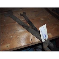 Large Open End Wrench's, Pair