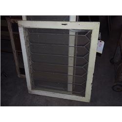 28"x32" Lead Glass Pane