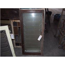 40"x19" Lead Glass Pane