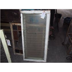 40"x19" Lead Glass Pane