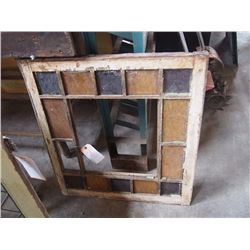 30"x28" Colored Glass Panel